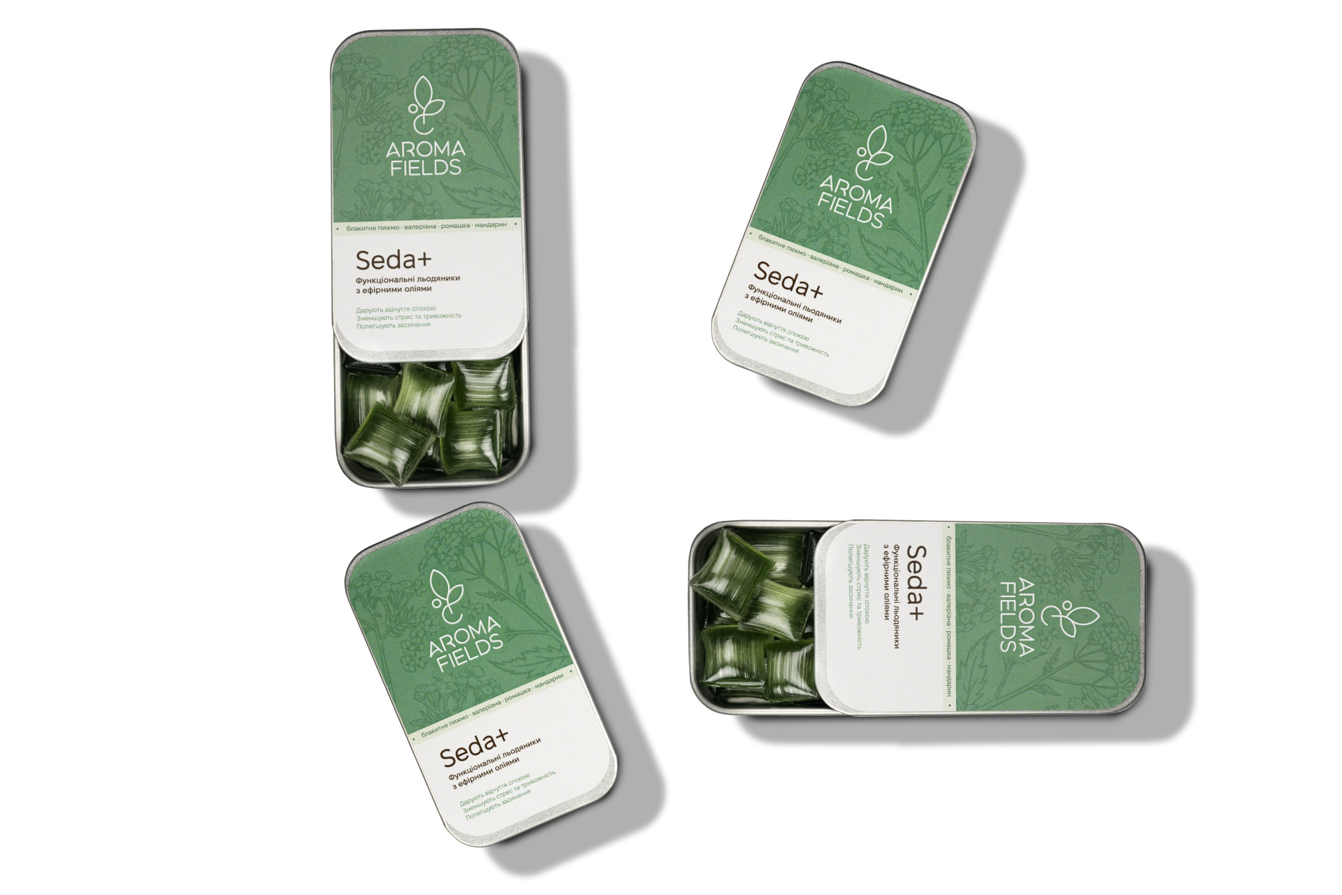 Леденцы с эфирными маслами для спокойствия Seda+